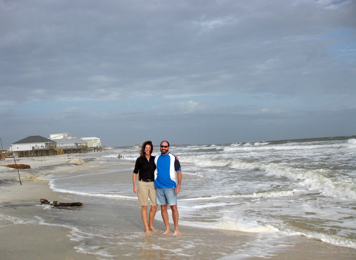 Beach front on Dauphine Island AL