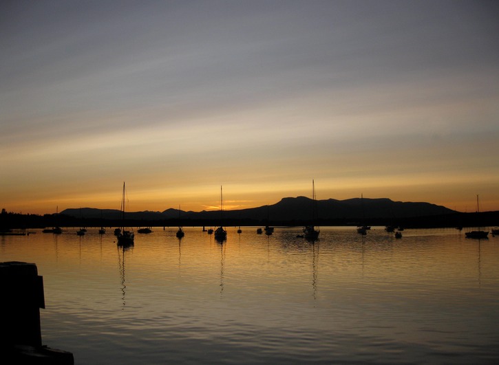 Cowichan Bay sunset2