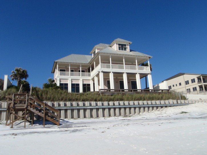 "Small house" on beach