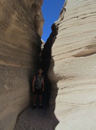 Dave in the slot canyon